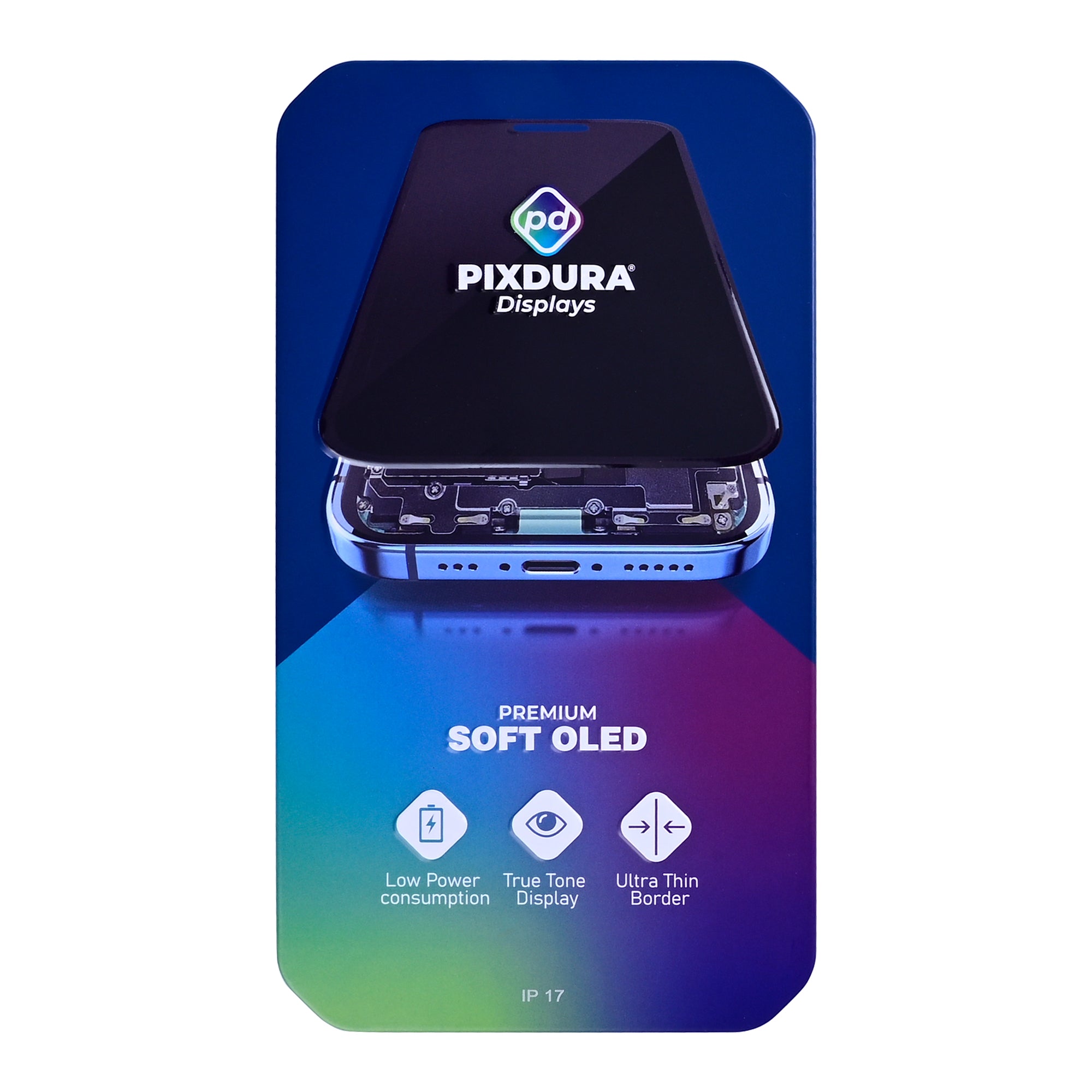 PIXDURA Display für iPhone 17 Soft OLED Premium 120Hz Touchscreen – Bild 6