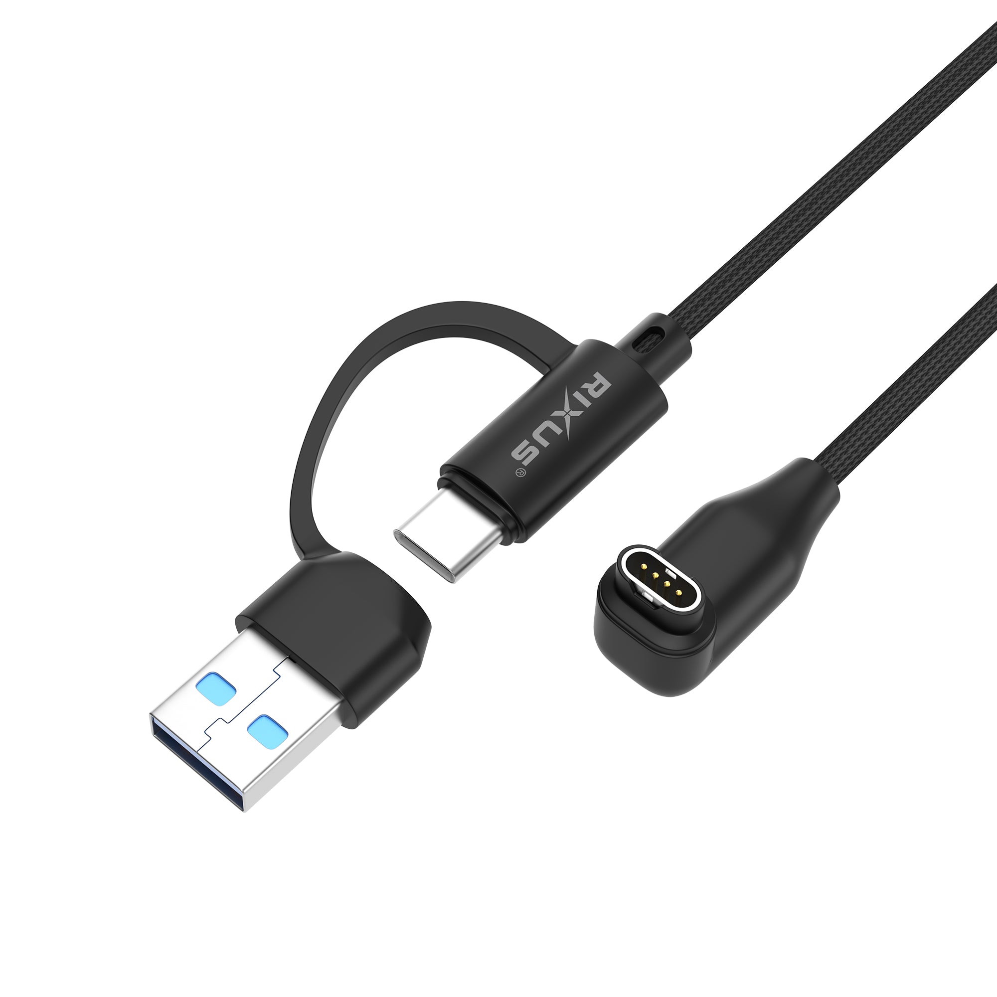 Rixus RXGM02 Ladekabel für Garmin Smartwatch 1m Black – Bild 2