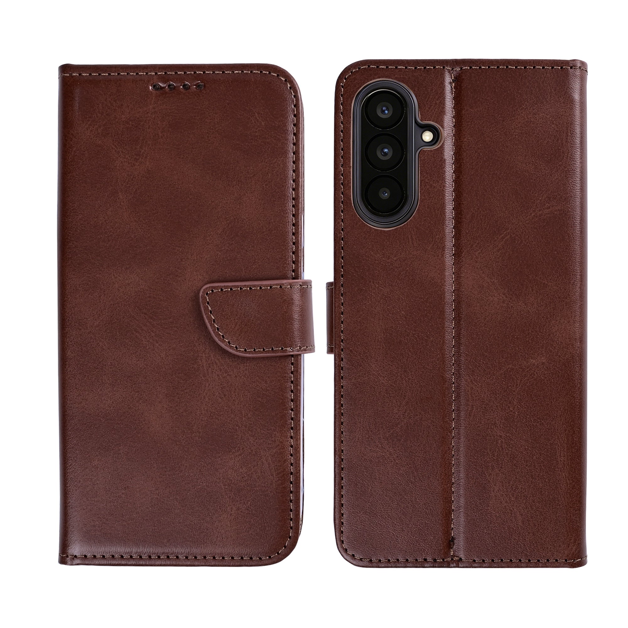 Rixus Buchhülle für Samsung Galaxy A57 Brown – Bild 3