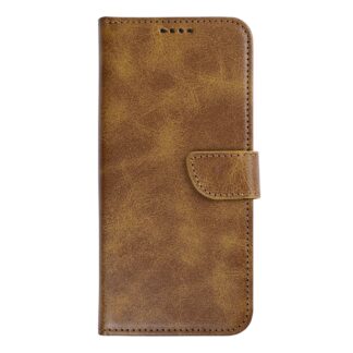 Rixus Buchhülle für Samsung Galaxy A57 Light Brown