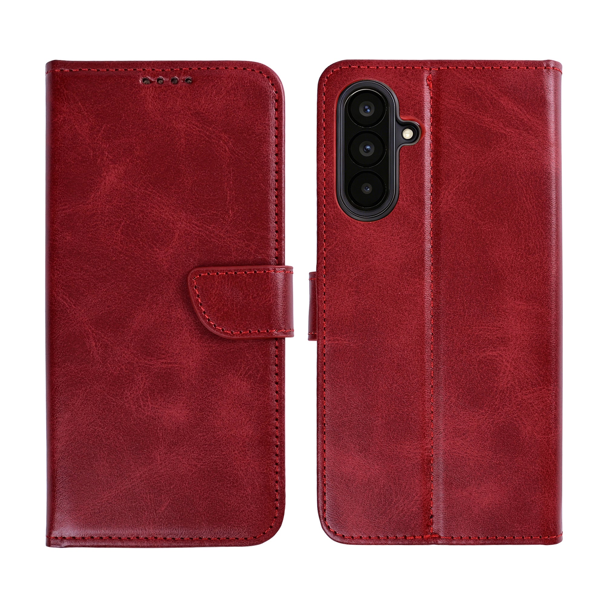 Rixus Buchhülle für Samsung Galaxy A57 Dark Red – Bild 3