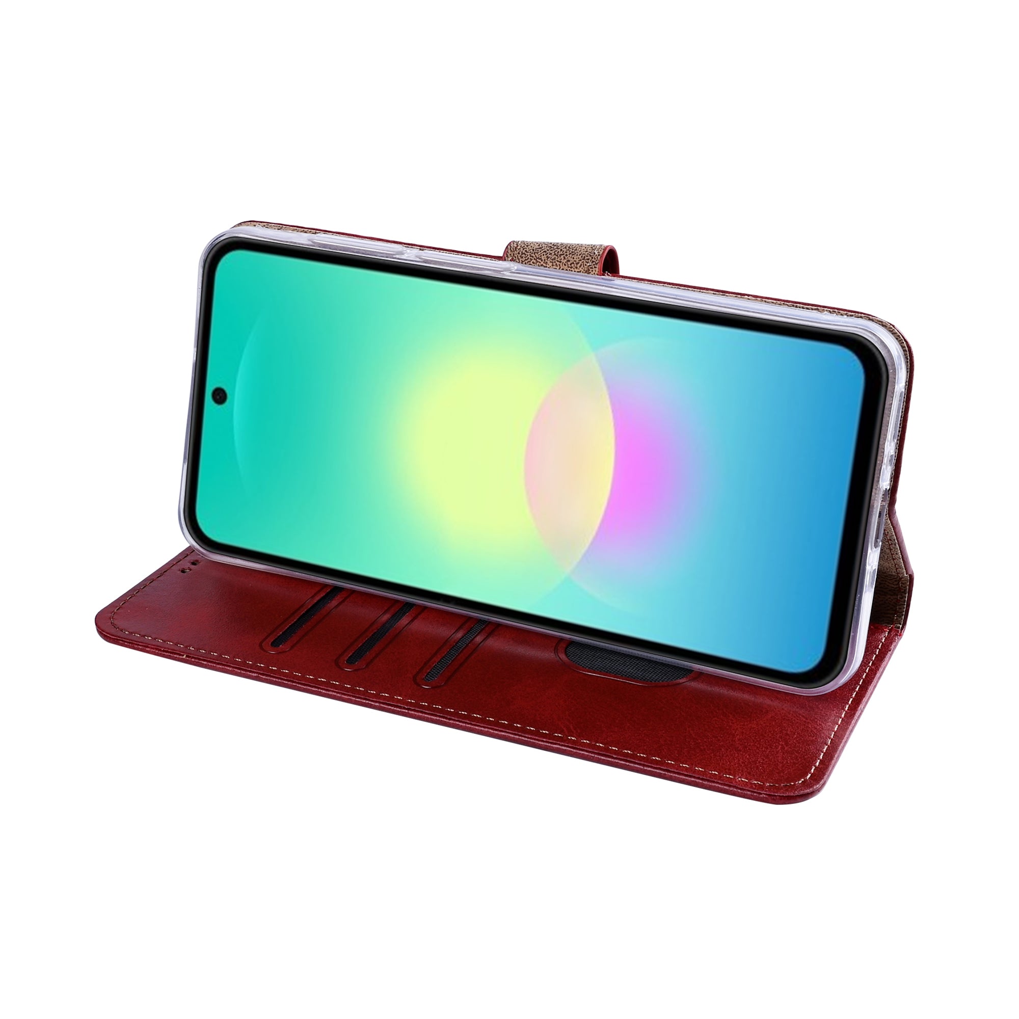 Rixus Buchhülle für Samsung Galaxy A27 Dark Red – Bild 6