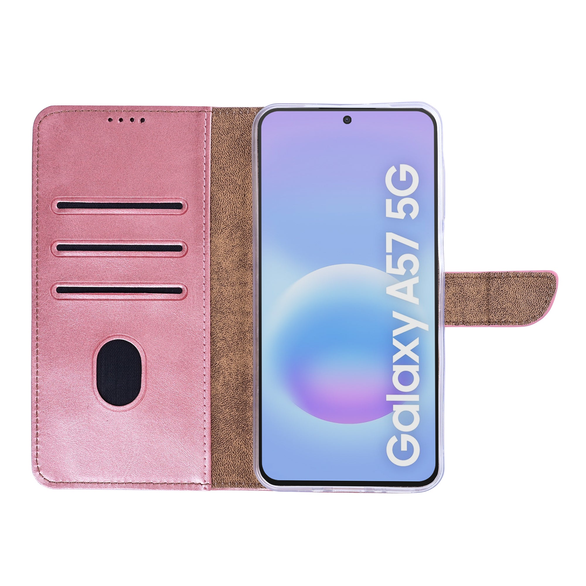 Rixus Buchhülle für Samsung Galaxy A57 Pink – Bild 5