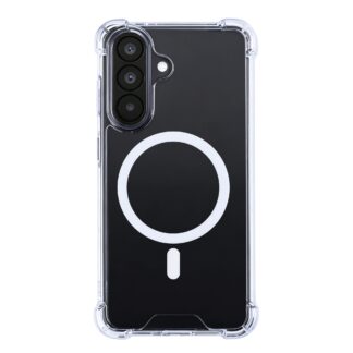 Rixus Anti-Burst Hülle mit MagSafe kompatibel für Samsung Galaxy A57 Transparent