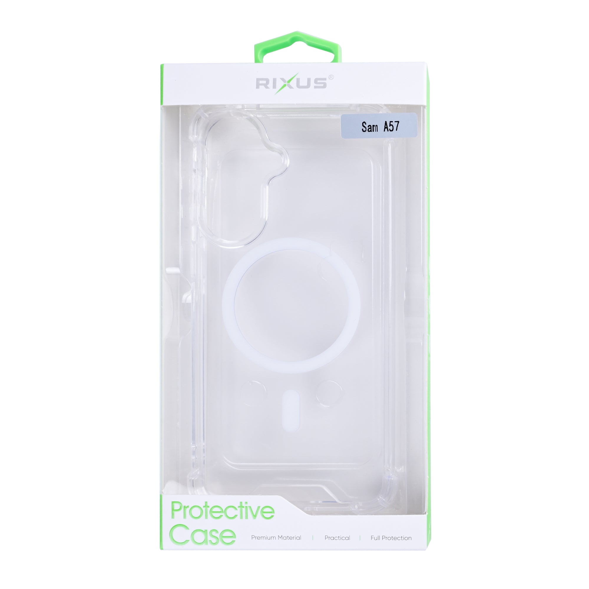 Rixus Anti-Burst Hülle mit MagSafe kompatibel für Samsung Galaxy A57 Transparent – Bild 4