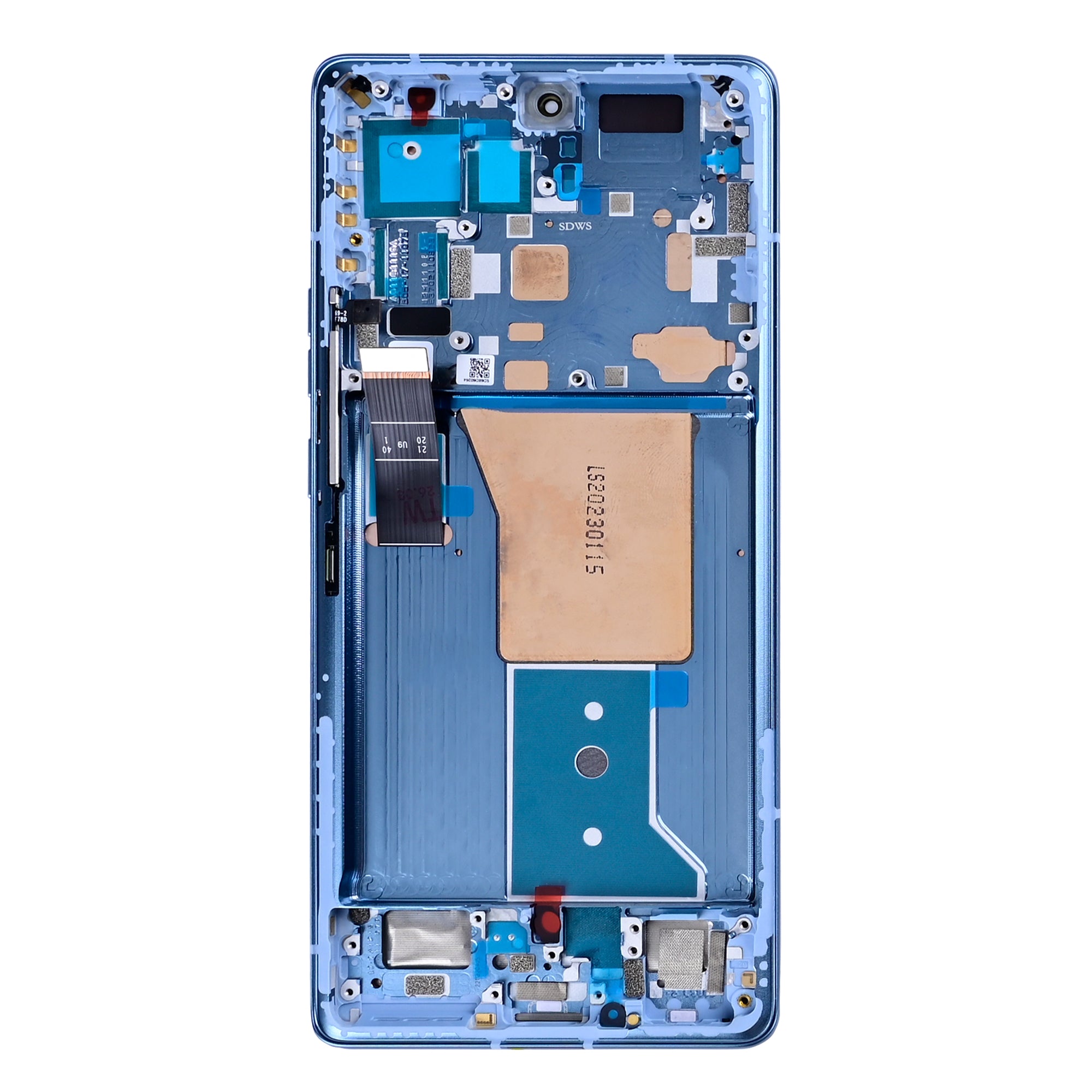 OEM Display für Motorola Edge 40 Pro, Moto X40 mit Rahmen Blau – Bild 3