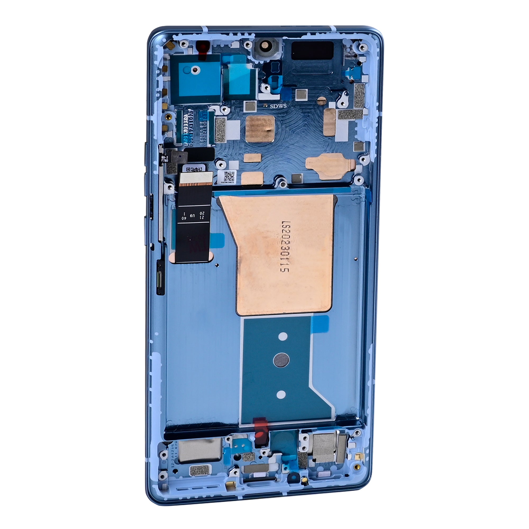 OEM Display für Motorola Edge 40 Pro, Moto X40 mit Rahmen Blau – Bild 4