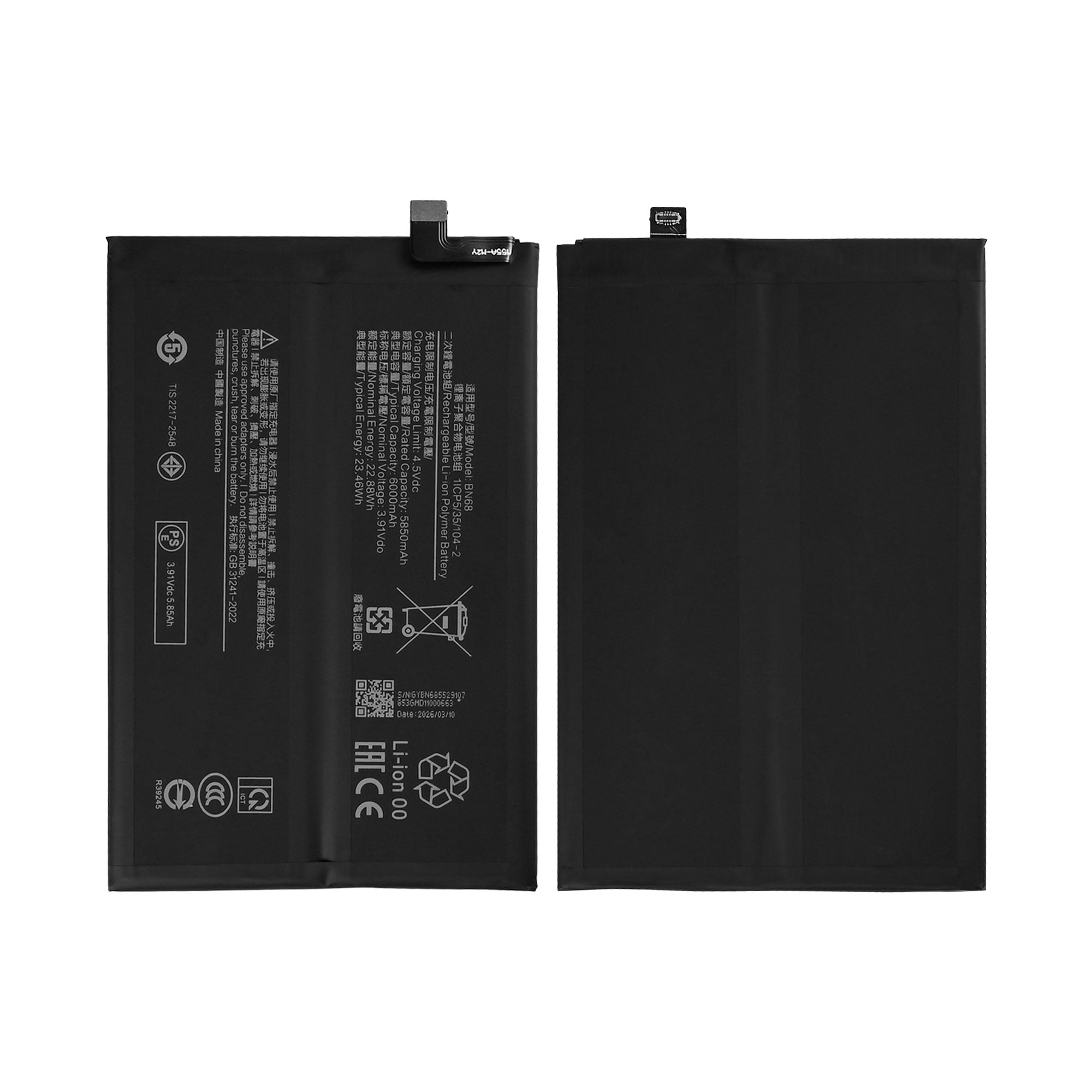 Xiaomi Redmi 15C 4G, Redmi 15C 5G, Poco C85 4G, Poco C85 5G Akku BN68 OEM – Bild 3