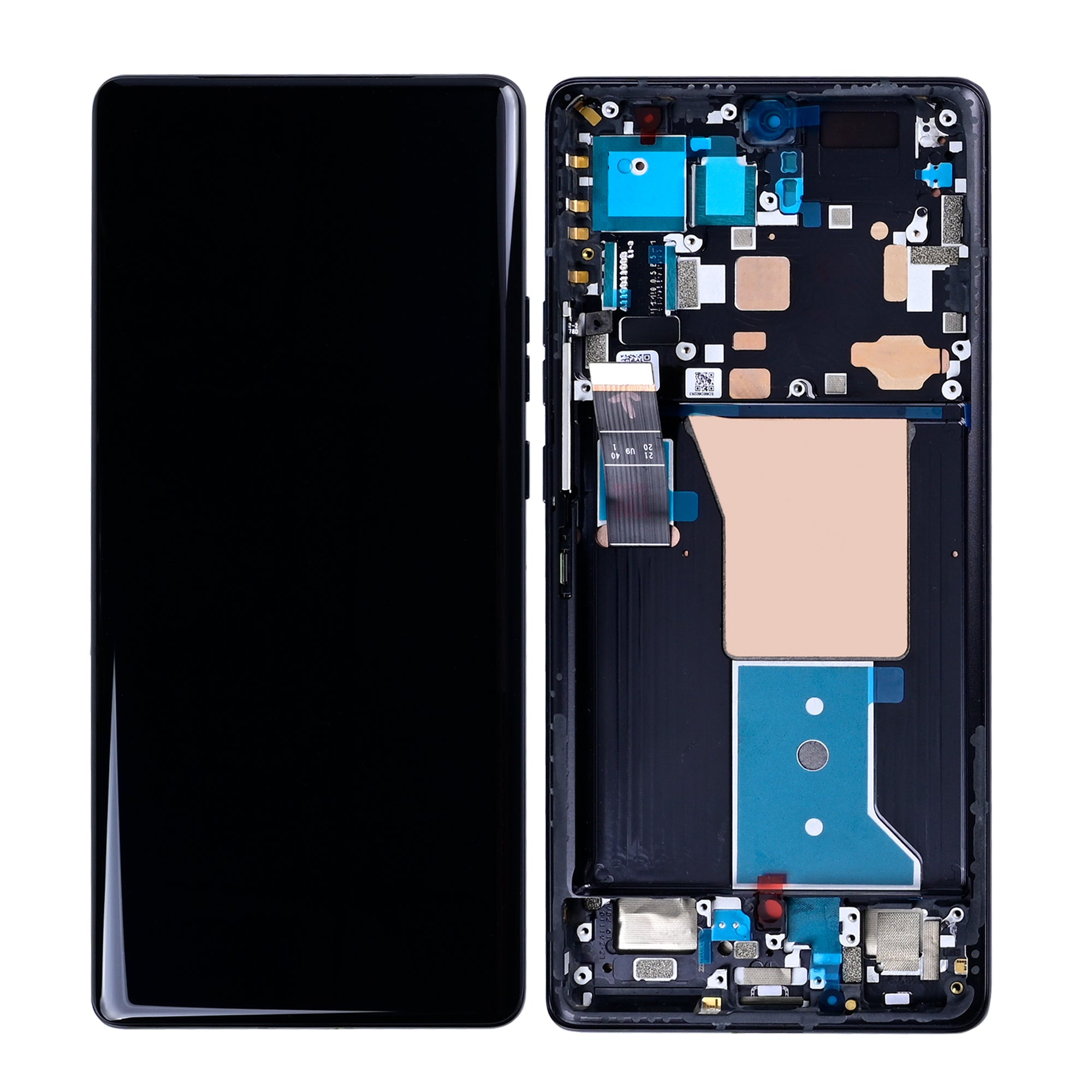OEM Display für Motorola Edge 40 Pro, Moto X40 mit Rahmen Schwarz – Bild 5