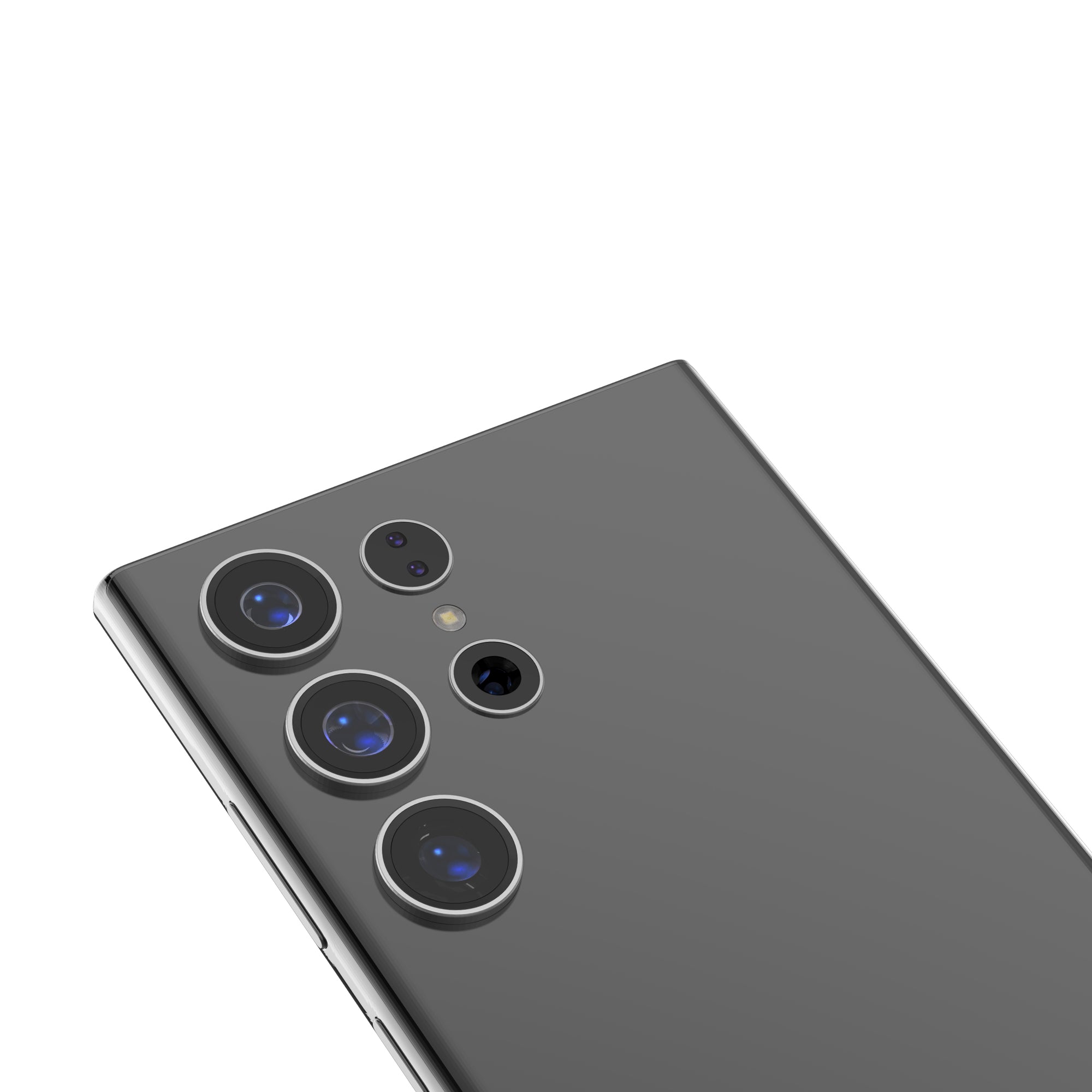 Rixus Metal Shield Kamera Panzerglas für Samsung Galaxy S26 Ultra Silver Shadow – Bild 4