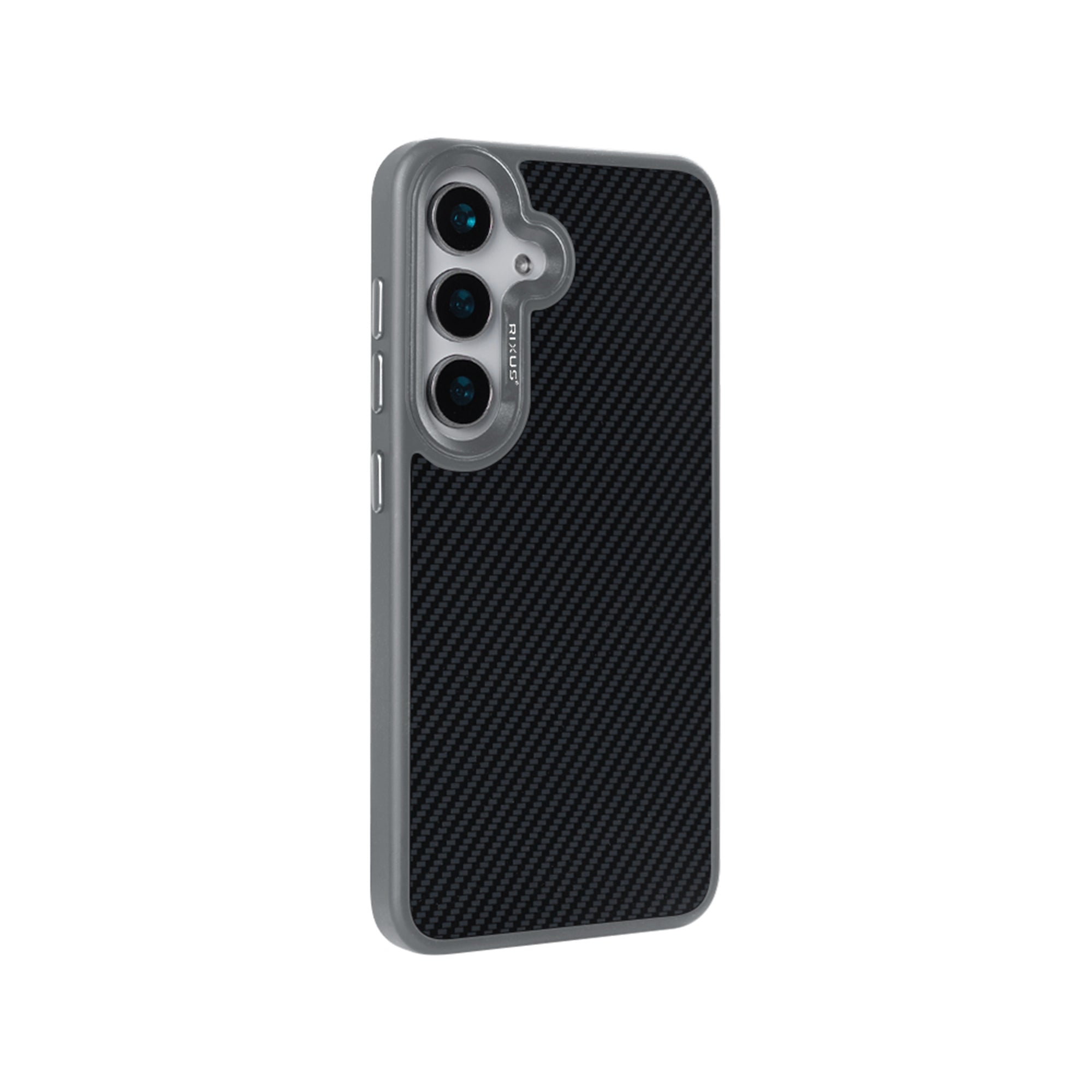 Rixus Mag Carbon mit MagSafe kompatibel für Samsung Galaxy S26 Titanium Grey – Bild 4