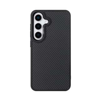 Rixus Mag Carbon mit MagSafe kompatibel für Samsung Galaxy S26 Black