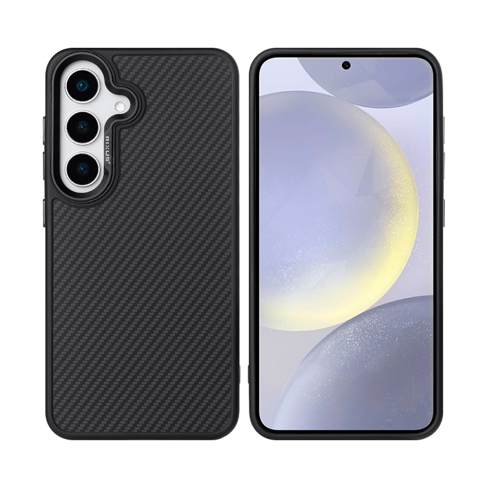 Rixus Mag Carbon mit MagSafe kompatibel für Samsung Galaxy S26 Black – Bild 3