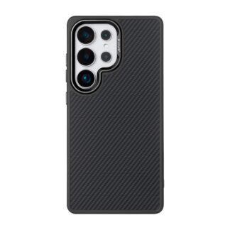 Rixus Mag Carbon mit MagSafe kompatibel für Samsung Galaxy S26 Ultra Black
