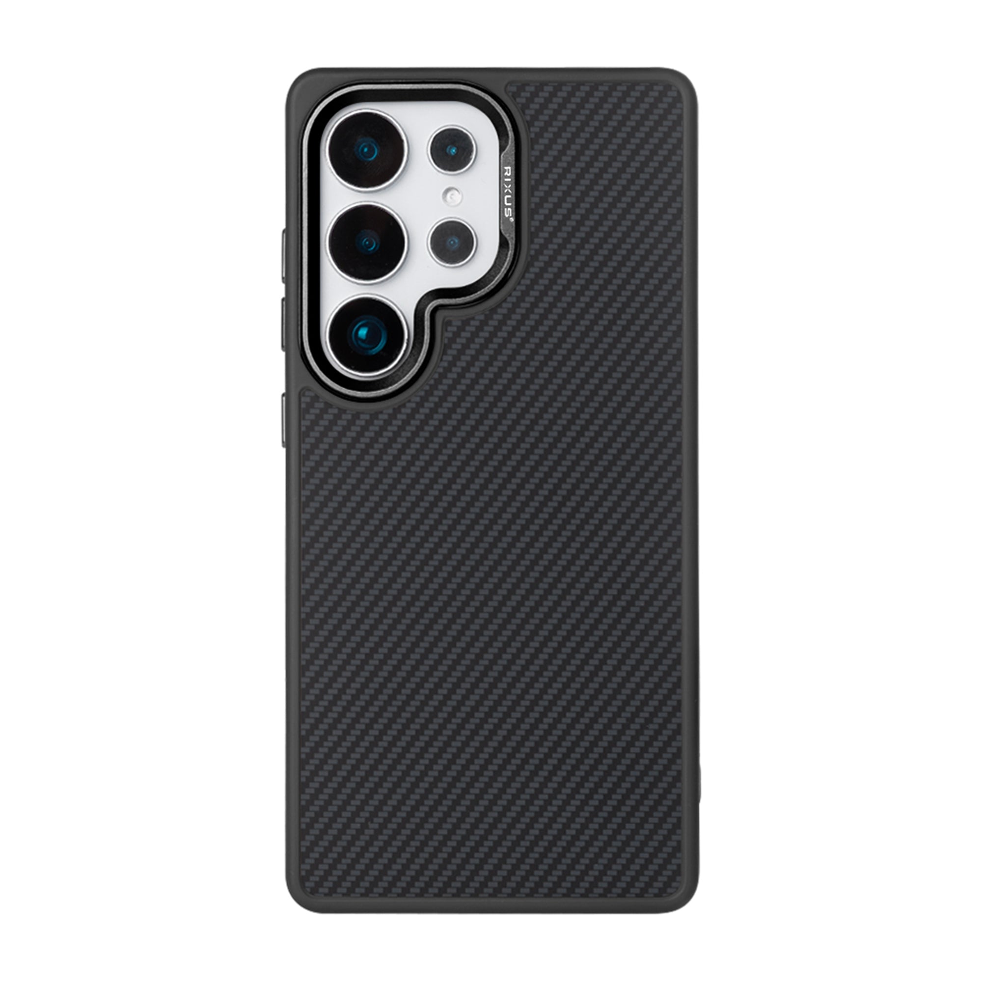 Rixus Mag Carbon mit MagSafe kompatibel für Samsung Galaxy S26 Ultra Black