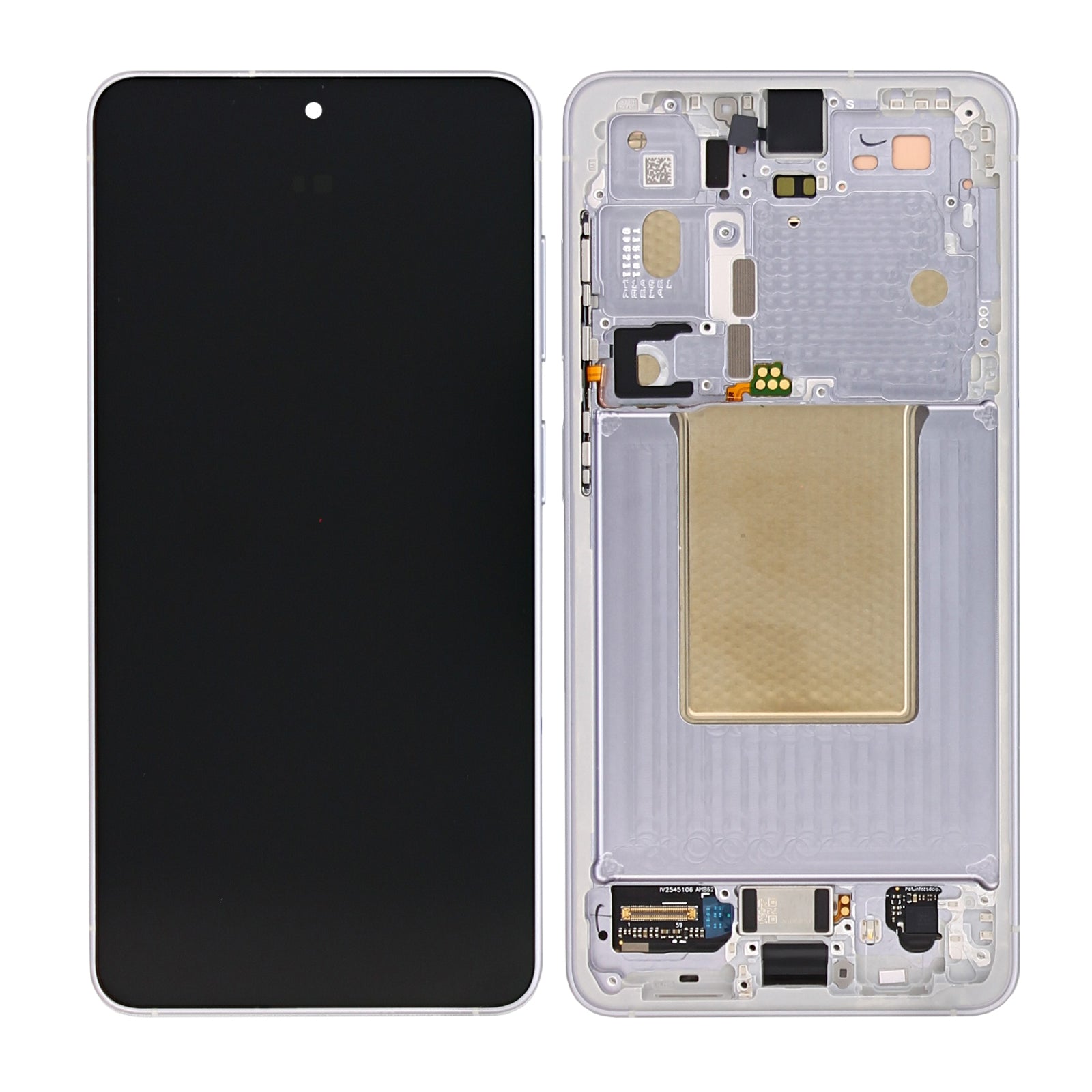 Samsung Galaxy S26 S942B Original vormontiert Display mit Rahmen Silver Shadow – Bild 5