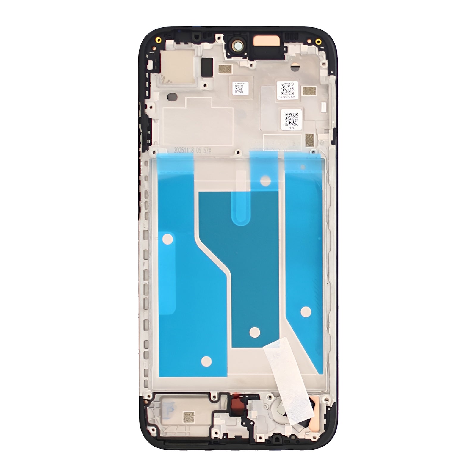 Motorola Moto G67, G77 Display und Touchscreen-Digitizer mit Rahmen Black Service Pack – Bild 2