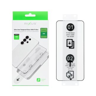 Rixus Ultra Line Panzerglas mit Fit Box für Samsung Galaxy S26