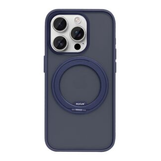 Rixus SnapGrip 360 MagSafe Hülle für iPhone 15 16 17 Modell & Farbe - Modell: iPhone 15 Pro Max - Farbe: Blau