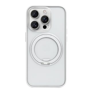 Rixus SnapGrip 360 MagSafe Hülle für iPhone 15 16 17 Modell & Farbe - Modell: iPhone 15 Pro Max - Farbe: Weiß