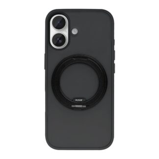 Rixus SnapGrip 360 MagSafe Hülle für iPhone 15 16 17 Modell & Farbe - Modell: iPhone 16 - Farbe: Schwarz