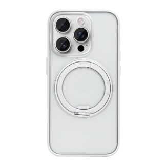 Rixus SnapGrip 360 MagSafe Hülle für iPhone 15 16 17 Modell & Farbe - Modell: iPhone 16 Pro - Farbe: Weiß