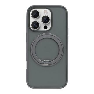 Rixus SnapGrip 360 MagSafe Hülle für iPhone 15 16 17 Modell & Farbe - Modell: iPhone 16 Pro - Farbe: Grau