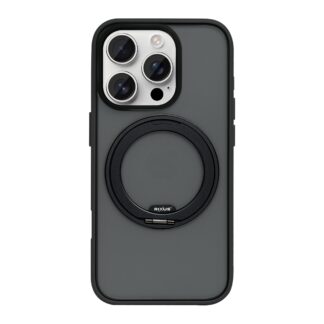 Rixus SnapGrip 360 MagSafe Hülle für iPhone 15 16 17 Modell & Farbe - Modell: iPhone 16 Pro Max - Farbe: Schwarz