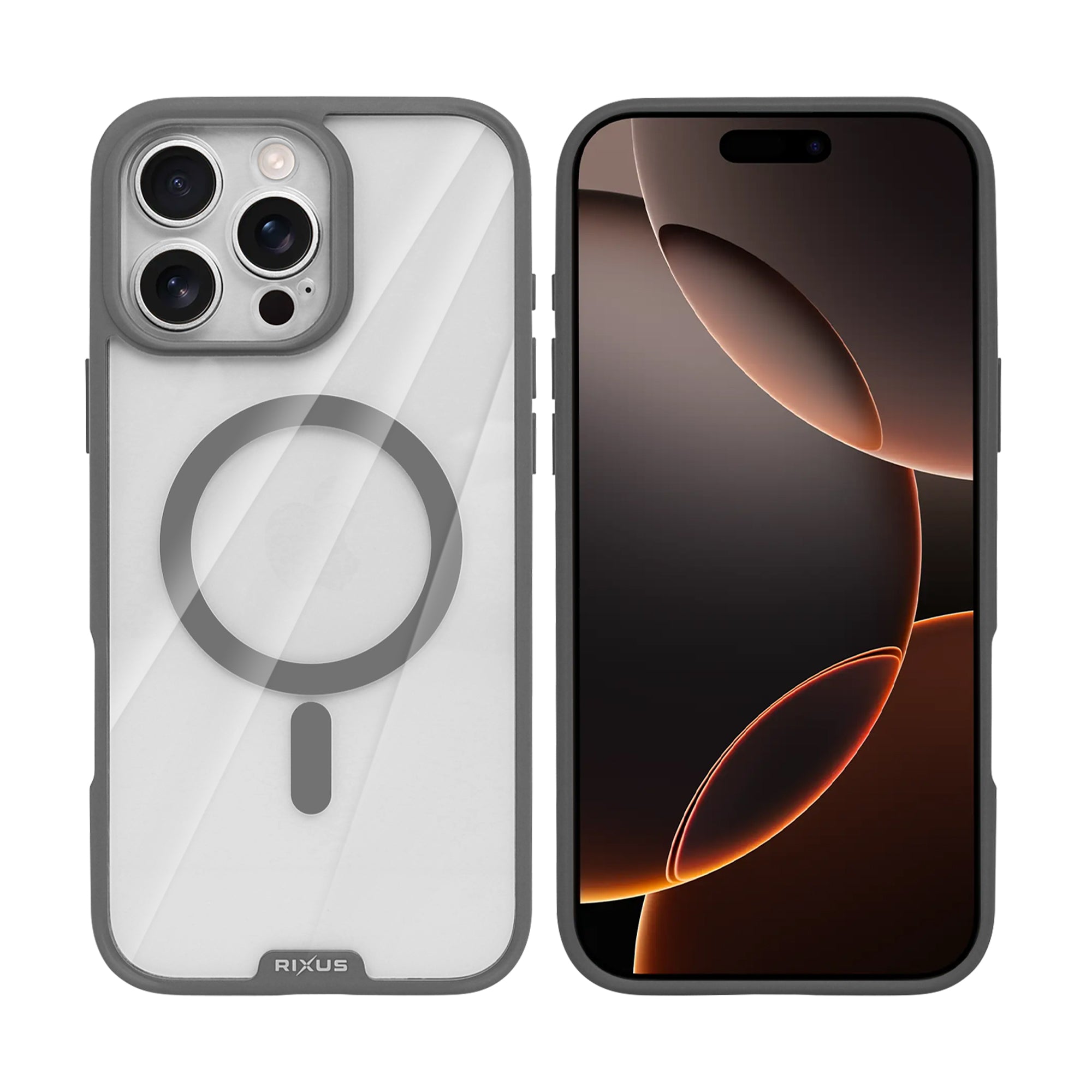 Rixus Crystal Amber Hülle für iPhone 15 16 17 Modell & Farbe – Bild 72