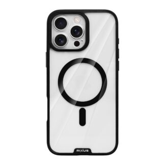 Rixus Crystal Amber Hülle für iPhone 15 16 17 Modell & Farbe - Modell: iPhone 16 Pro Max - Farbe: Schwarz