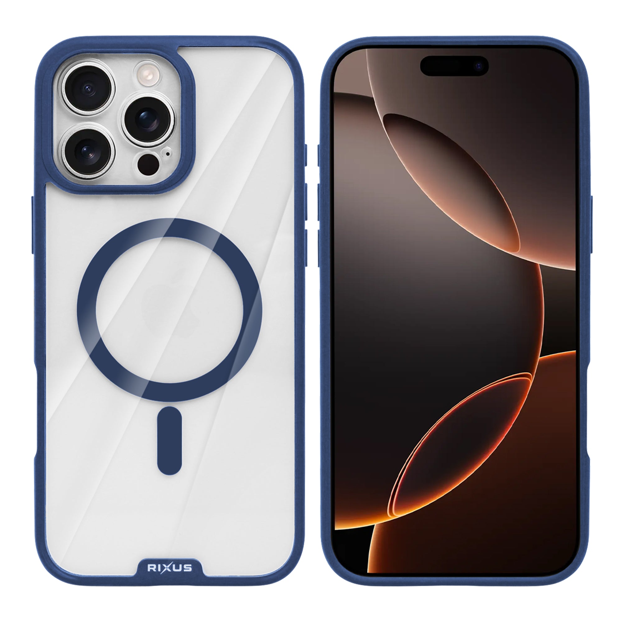 Rixus Crystal Amber Hülle für iPhone 15 16 17 Modell & Farbe – Bild 126