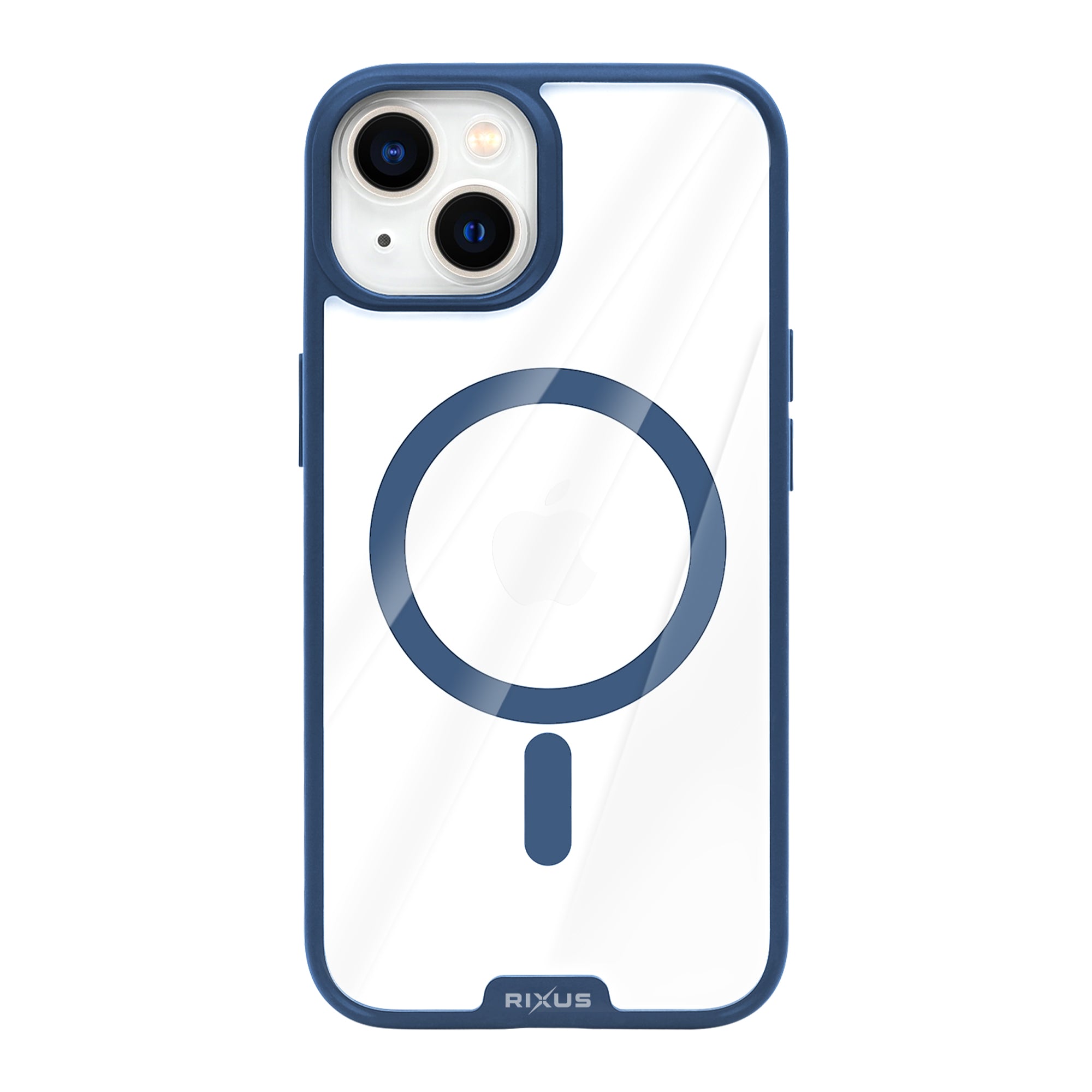 Rixus Crystal Amber Hülle für Apple iPhone 13 Blue