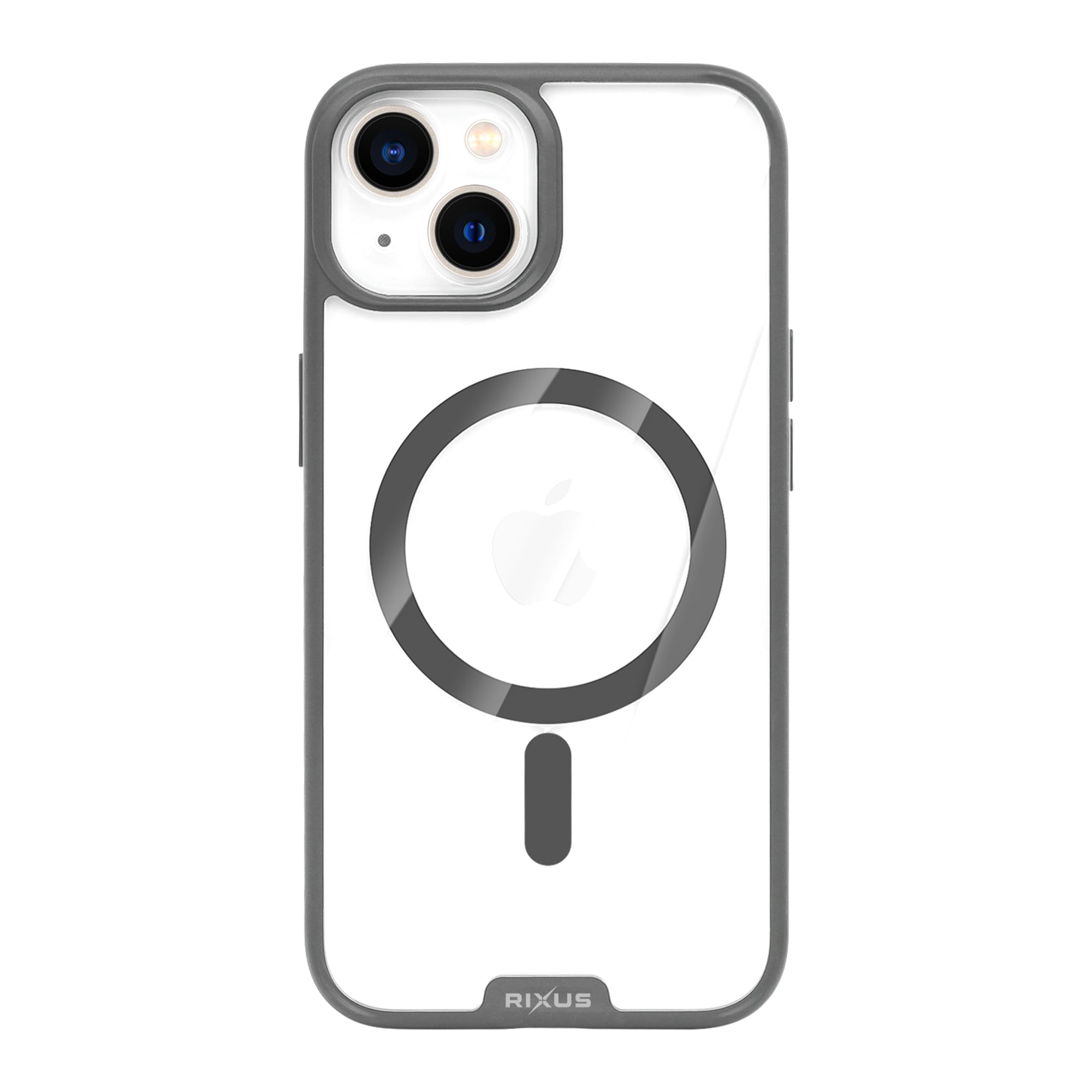 Rixus Crystal Amber Hülle für Apple iPhone 13 Grey