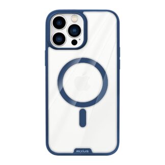 Rixus Crystal Amber Hülle für Apple iPhone 13 Pro Max Blue