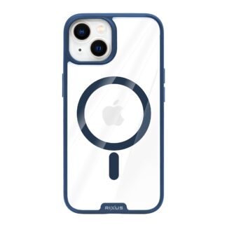 Rixus Crystal Amber Hülle für Apple iPhone 14 Blue