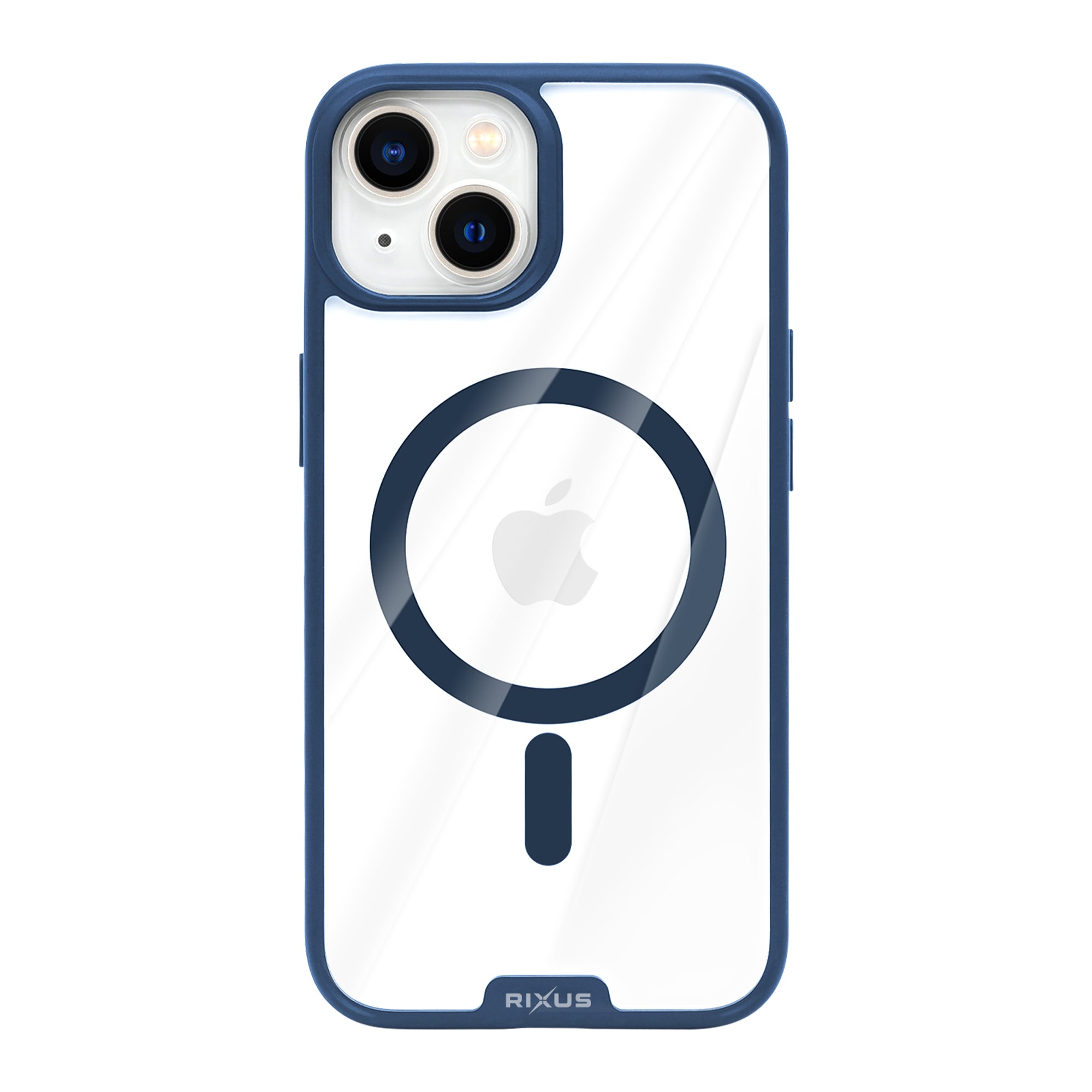 Rixus Crystal Amber Hülle für Apple iPhone 14 Blue