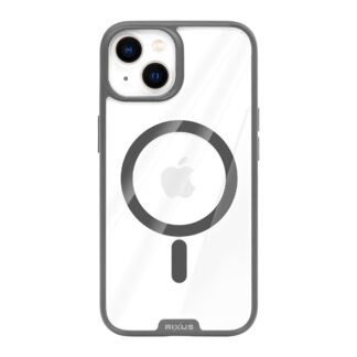 Rixus Crystal Amber Hülle für Apple iPhone 14 Grey
