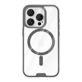 Rixus Crystal Amber Hülle für Apple iPhone 14 Pro Grey