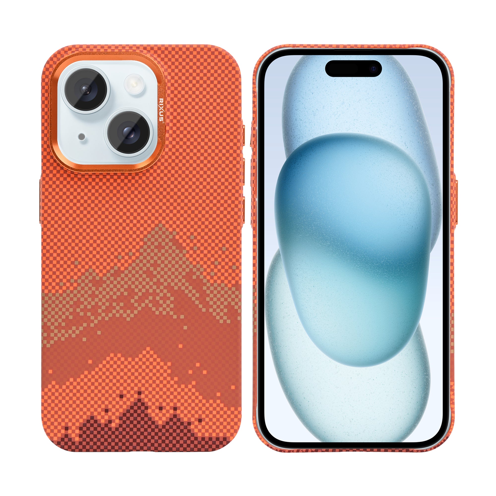 Rixus Alpine Ultra-Slim MagSafe Hülle für iPhone 15 16 17 Modell & Farbe – Bild 58
