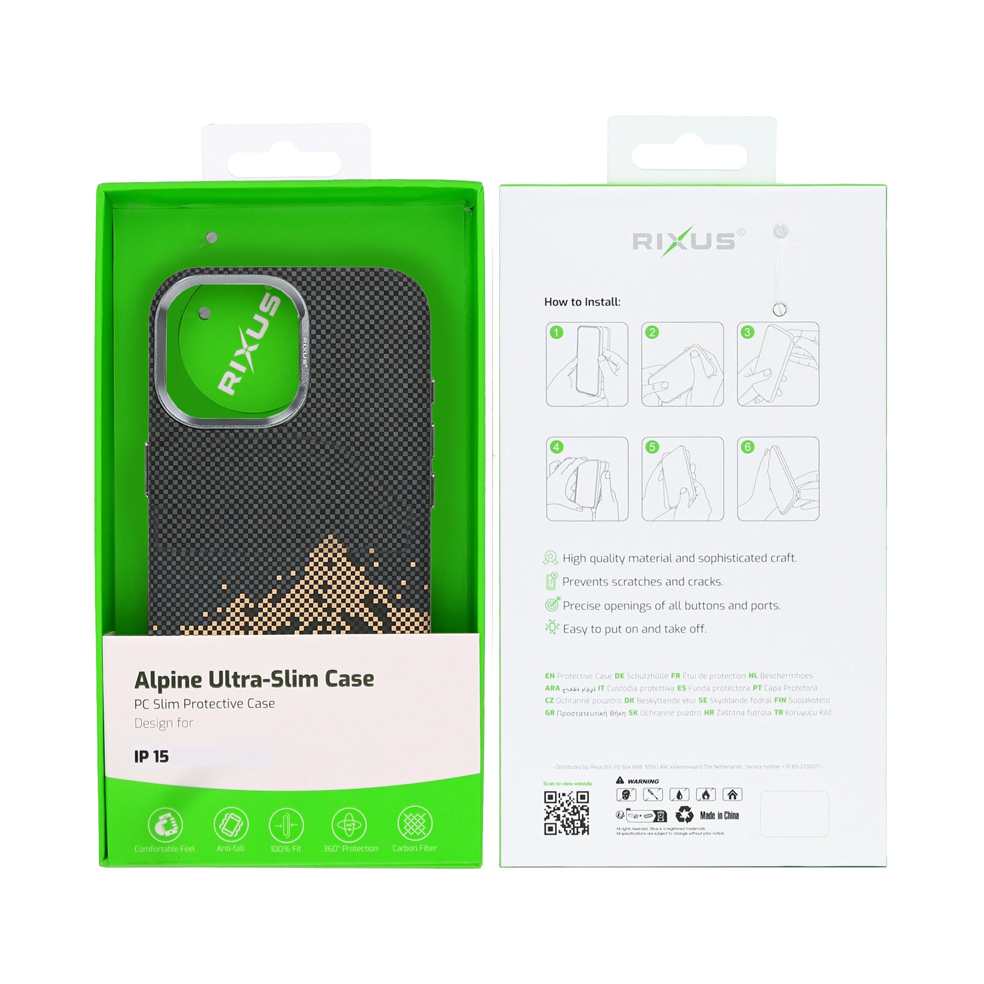 Rixus Alpine Ultra-Slim MagSafe Hülle für iPhone 15 16 17 Modell & Farbe – Bild 253