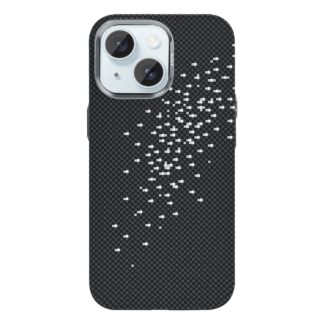Rixus Alpine Ultra-Slim MagSafe Hülle für iPhone 15 16 17 Modell & Farbe - Modell: iPhone 15 - Farbe: Galaxy Black (Schwarz)