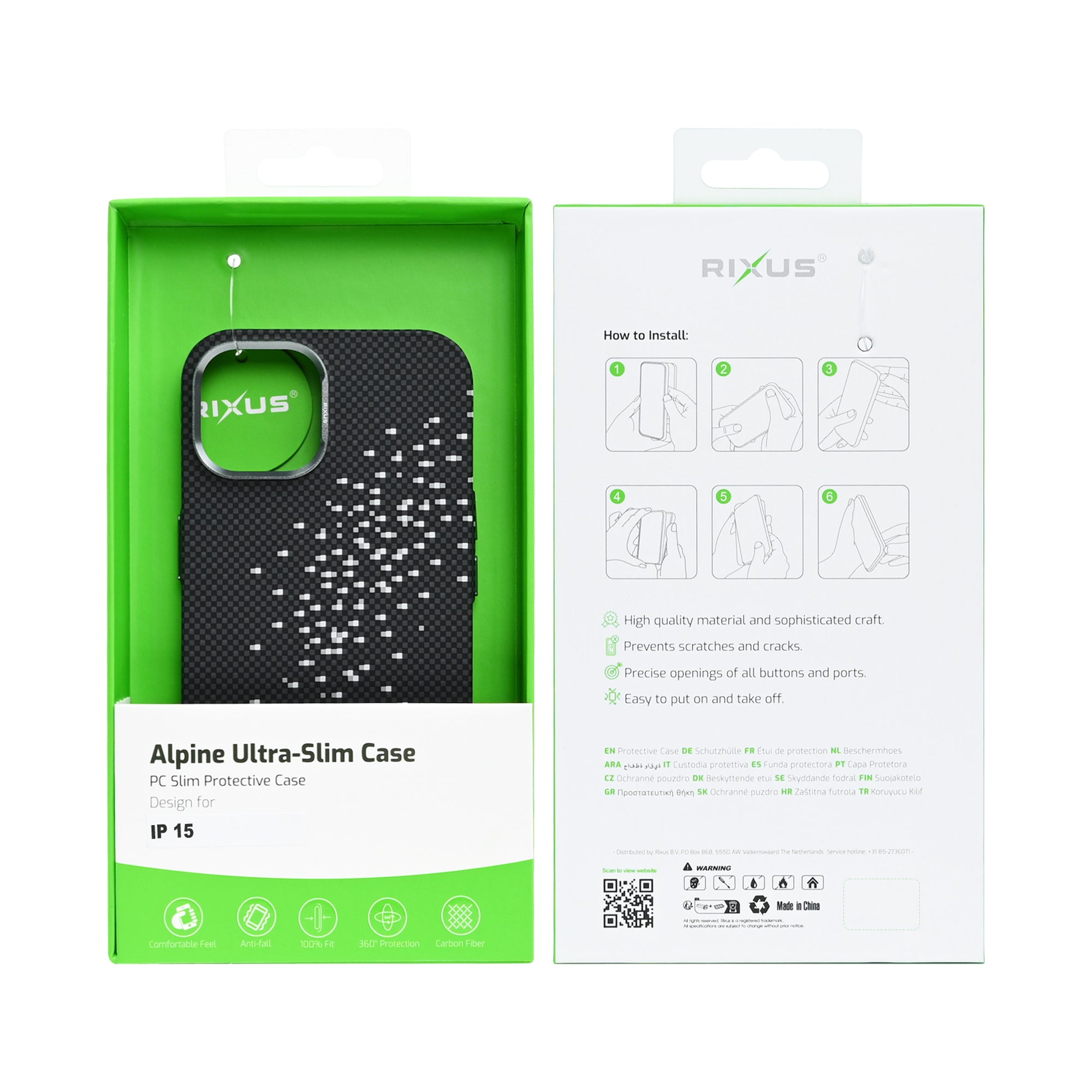 Rixus Alpine Ultra-Slim MagSafe Hülle für iPhone 15 16 17 Modell & Farbe – Bild 55