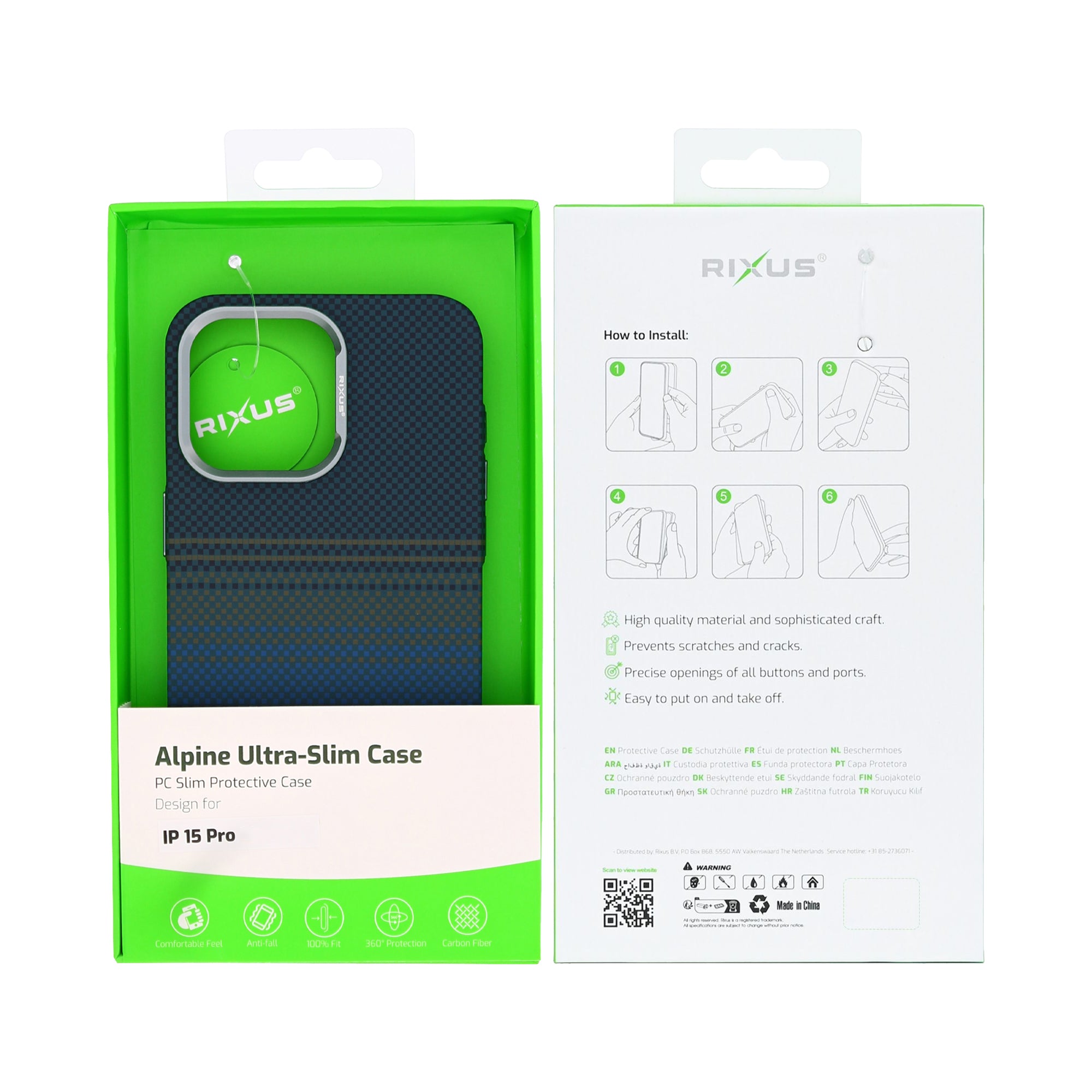 Rixus Alpine Ultra-Slim MagSafe Hülle für iPhone 15 16 17 Modell & Farbe – Bild 199