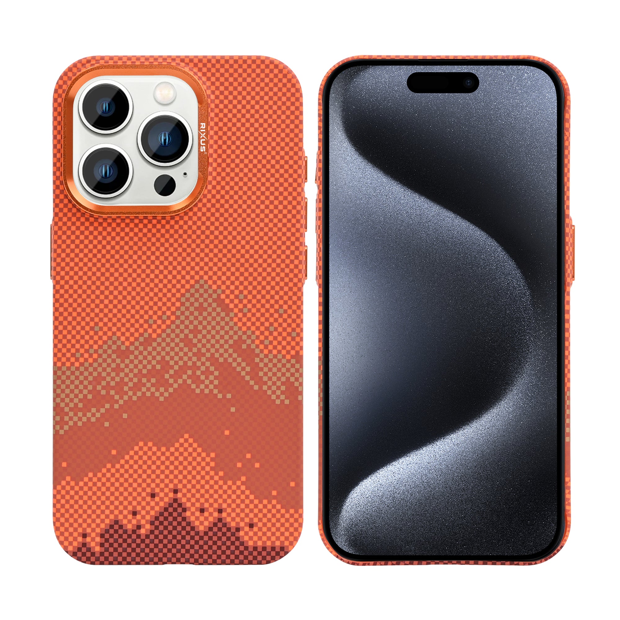 Rixus Alpine Ultra-Slim MagSafe Hülle für iPhone 15 16 17 Modell & Farbe – Bild 322