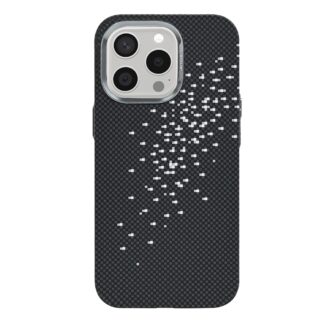 Rixus Alpine Ultra-Slim MagSafe Hülle für iPhone 15 16 17 Modell & Farbe - Modell: iPhone 15 Pro Max - Farbe: Galaxy Black (Schwarz)