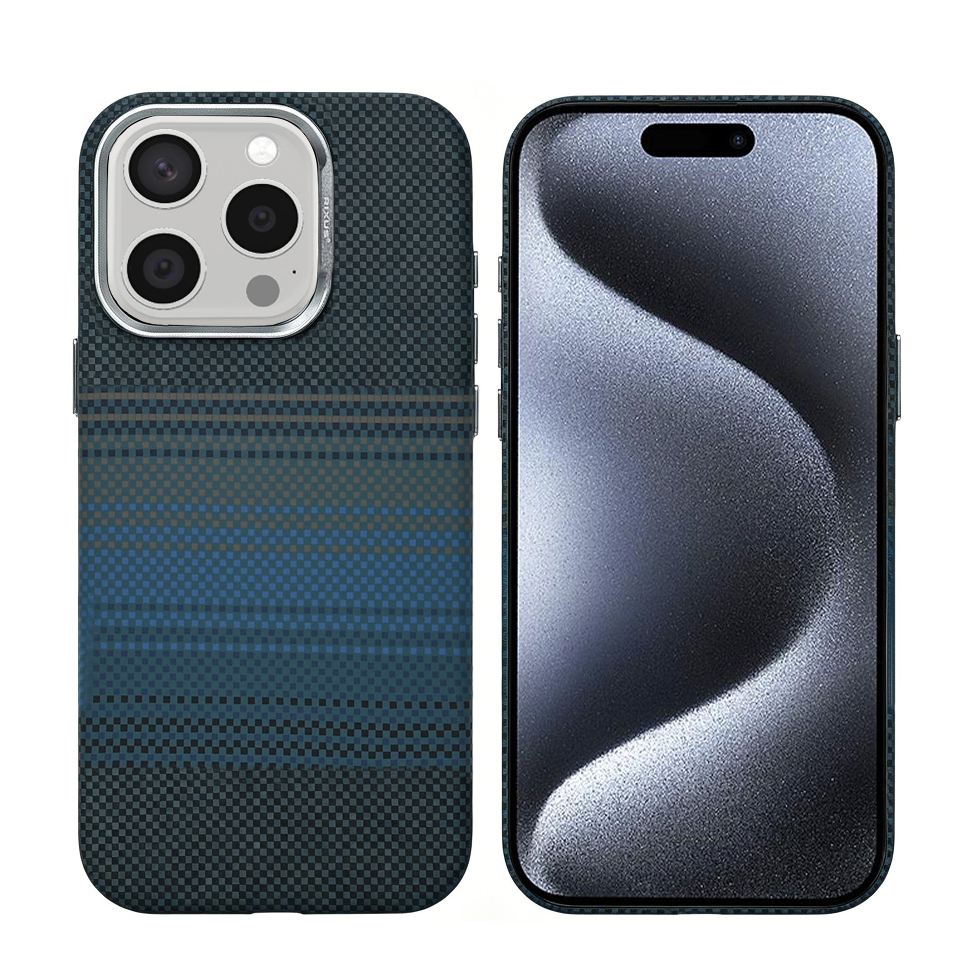 Rixus Alpine Ultra-Slim MagSafe Hülle für iPhone 15 16 17 Modell & Farbe – Bild 292