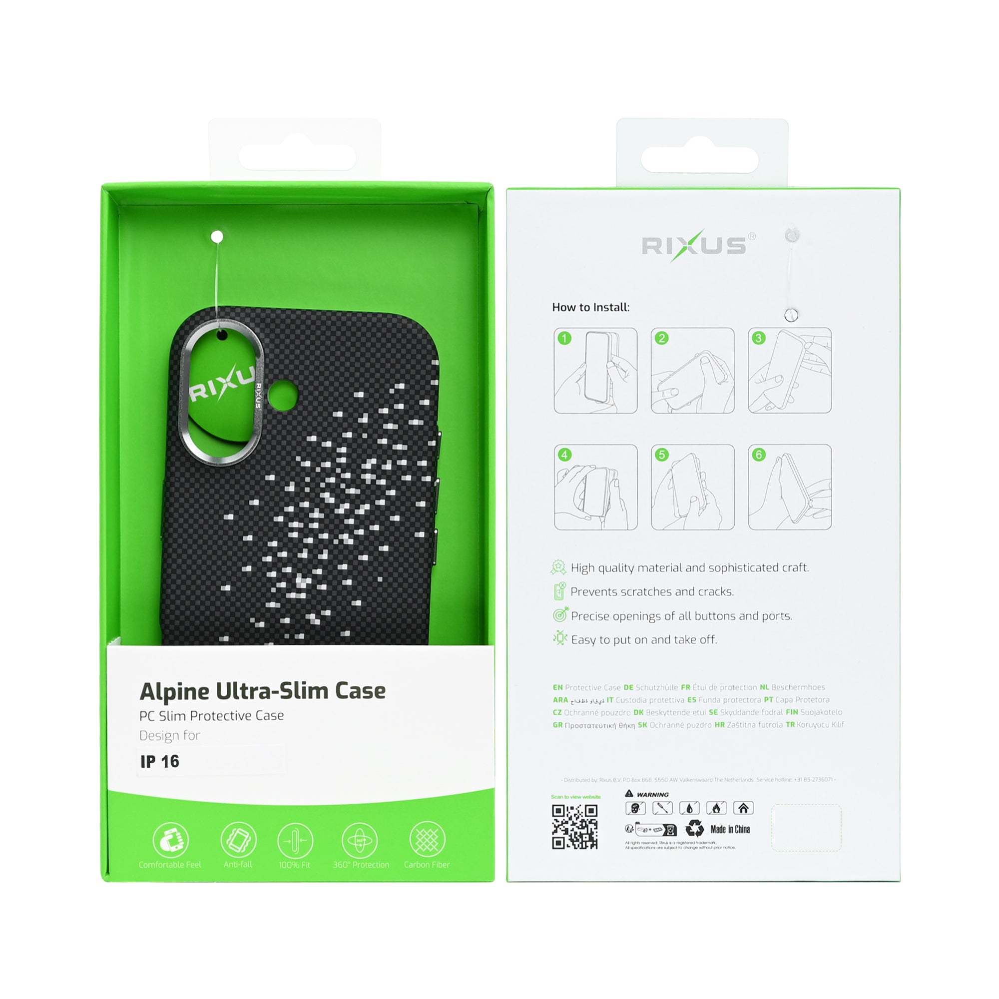 Rixus Alpine Ultra-Slim MagSafe Hülle für iPhone 15 16 17 Modell & Farbe – Bild 37