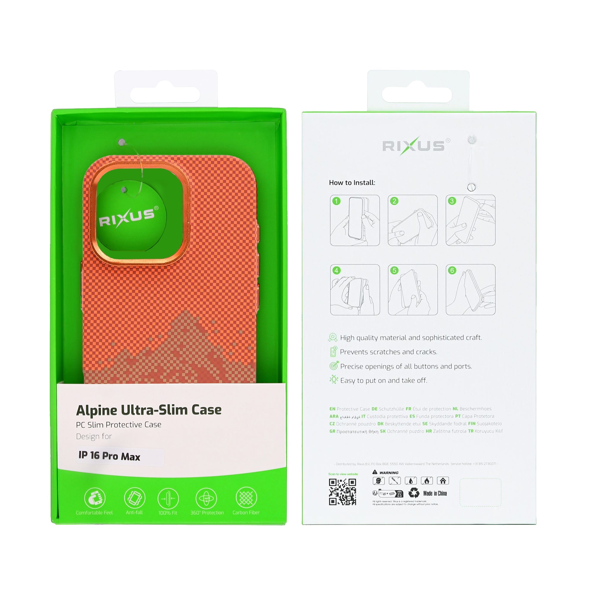 Rixus Alpine Ultra-Slim MagSafe Hülle für iPhone 15 16 17 Modell & Farbe – Bild 319