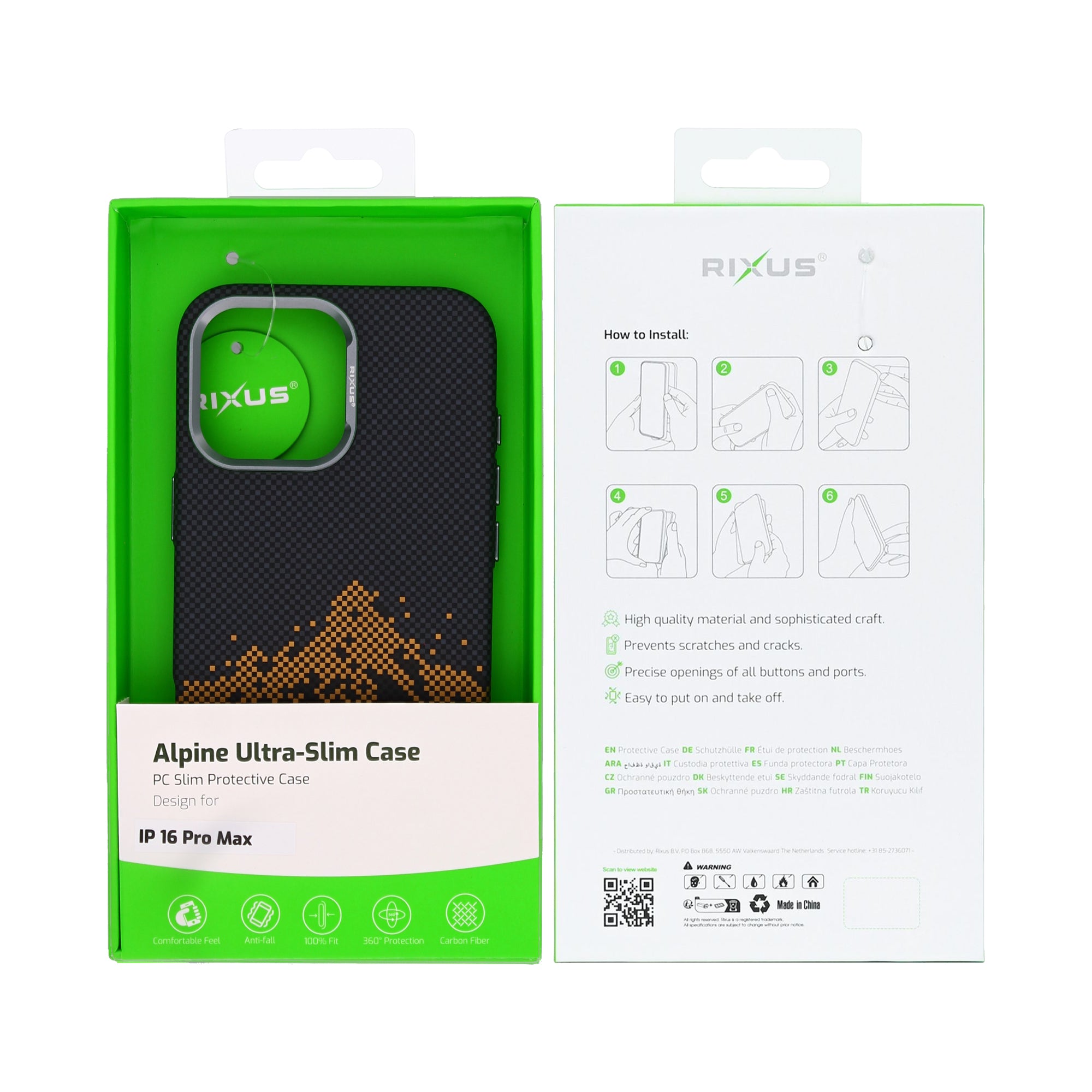 Rixus Alpine Ultra-Slim MagSafe Hülle für iPhone 15 16 17 Modell & Farbe – Bild 289