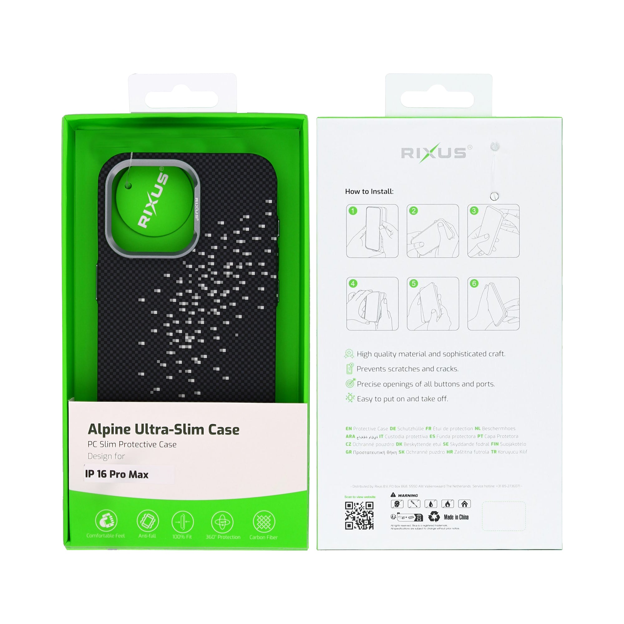 Rixus Alpine Ultra-Slim MagSafe Hülle für iPhone 15 16 17 Modell & Farbe – Bild 277